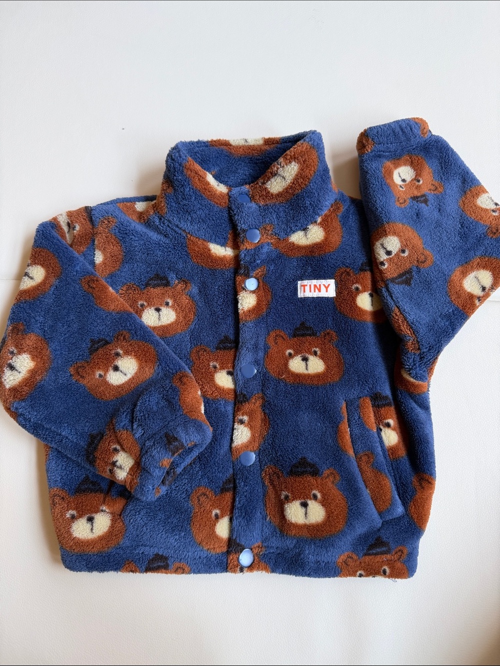 Tiny Cottons Teddy Bear Fleece Jacket-Toddler